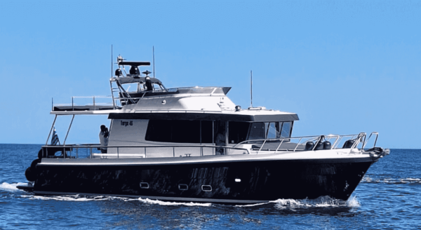 santorini private yacht & catamaran cruises targa 46