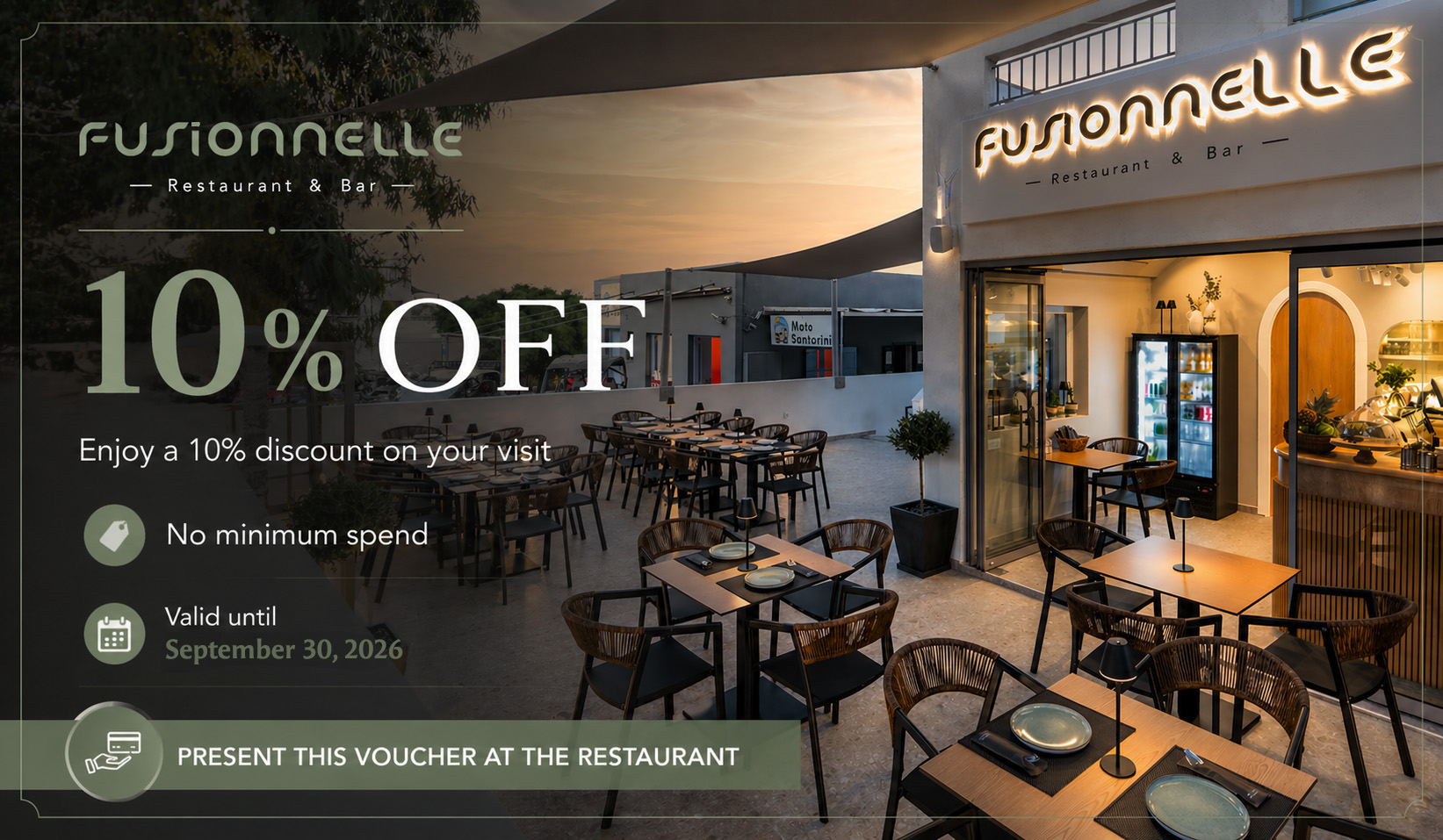 Fusionnelle 10% Discount Voucher